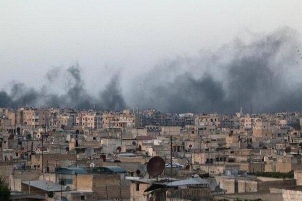 بمباران مناطقی در حومه حلب به وسیله نظامیان ترکیه